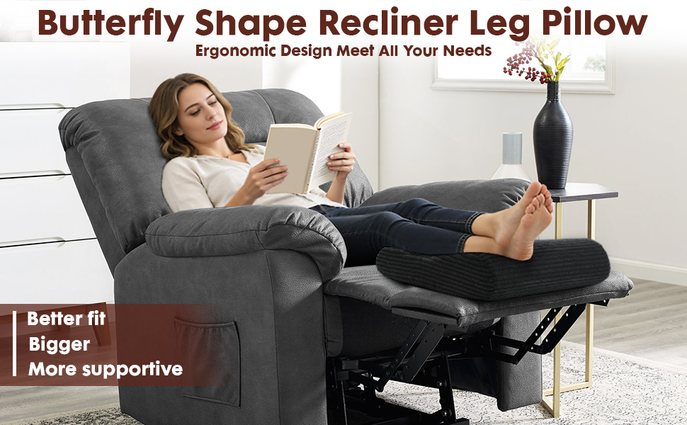 Butterfly Shape Recliner Leg Pillow