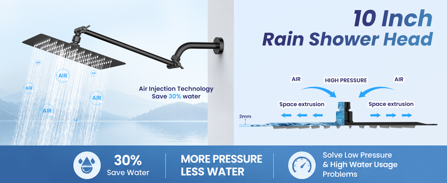 waterfall showerhead