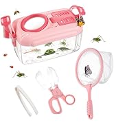2Sets Bug Catcher for Kids - Sturdy Kids Bug Catching Kit Gifts with Collector Butterfly Net Twee...