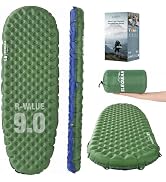 Elegear CumbreX Sleeping Pad for Camping with 9 R-Value, Ultralight Camping Sleeping Mat for All...