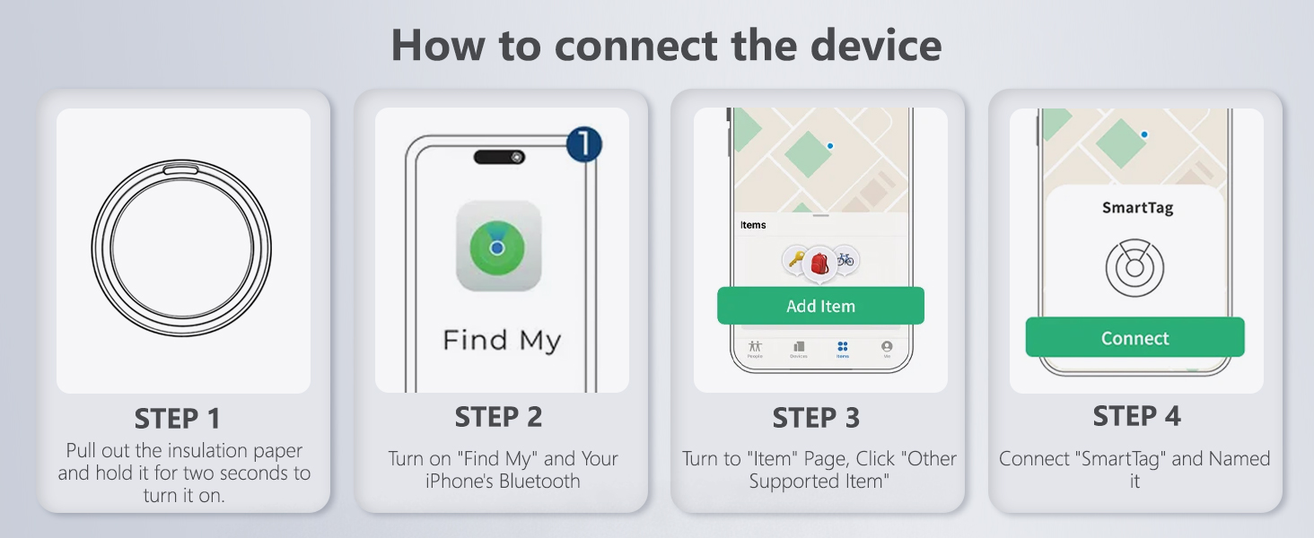 Air Tracker Tags Apple Find My Air Bluetooth Smart Finder Tracking Device luggage key gps smart