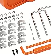 Upgraded Category 1 & 2 Tractor Easy Change Quick Hitch System, 3-Point Hitch Adapter for Tractor...