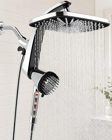GRICH Shower Hose Extra Long: 71 Inch Metal Cord High-Density Anti-Leak Stainless Steel Shower He...