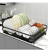 RUBOLTD Towel Hooks for Bathrooms,Matte Black Towel Hook Kitchen Bathroom Double Towels Racks,Hea...