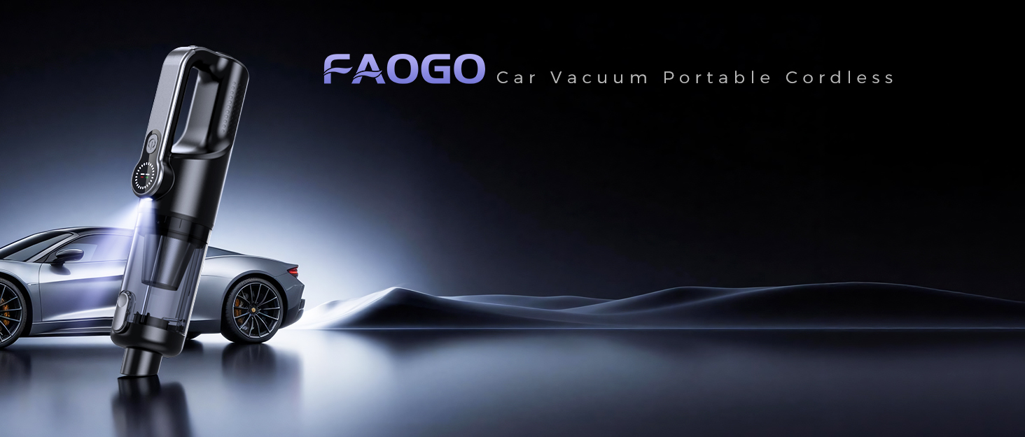 FAOGO Car Vacuum Portable Cordless