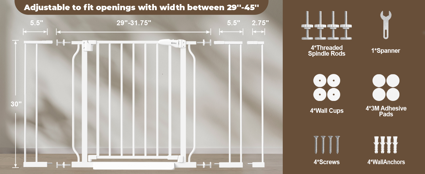 pet gates for doorways no drilling