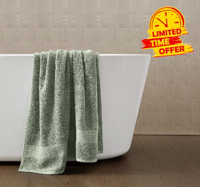 CANNON Cotton Tencel™ Bath Sheet in Sage Gree