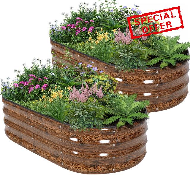 Galvanized Raised Garden Bed