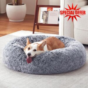 Donut Dog Bed Medium Size Dog 30 Inch