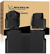 Michelin Vehicle Mats, All-Weather TPE Custom Fit Liner for 2015-2026 Ford F150/2022-2025 Lightni...