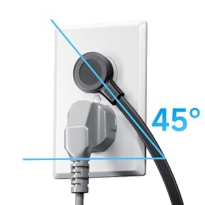 Tower Power Strip Surge Protector with Wireless Charging & Night Light