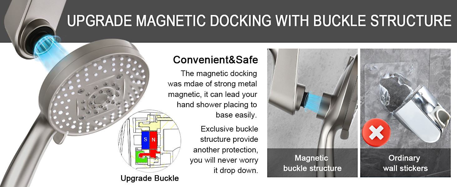 shower head with handheld spray