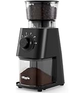 Ollygrin Flat Burr Coffee Grinder Electric, Coffee Bean Grinder with 14 Precision Settings, Compa...