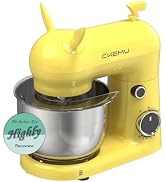 CKEMU Stand Mixer, Compact & Space-Saving, Stainless Steel Bowl, Unique & Playful Design, Effcien...
