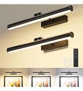 VOLISUN 16 inch Picture Lights for Wall, Rechargable Picture Light Battery Operated, 3 Color Temp...