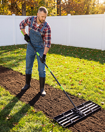 Heavy Duty Lawn Leveler with Anti-Flip Design