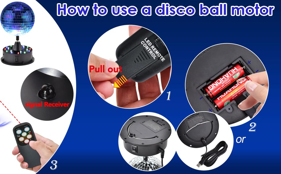 5" Disco Ball with Motor 2026