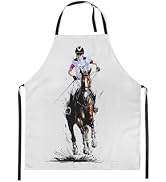 jejeloiu Horses Apron for Women Men 26