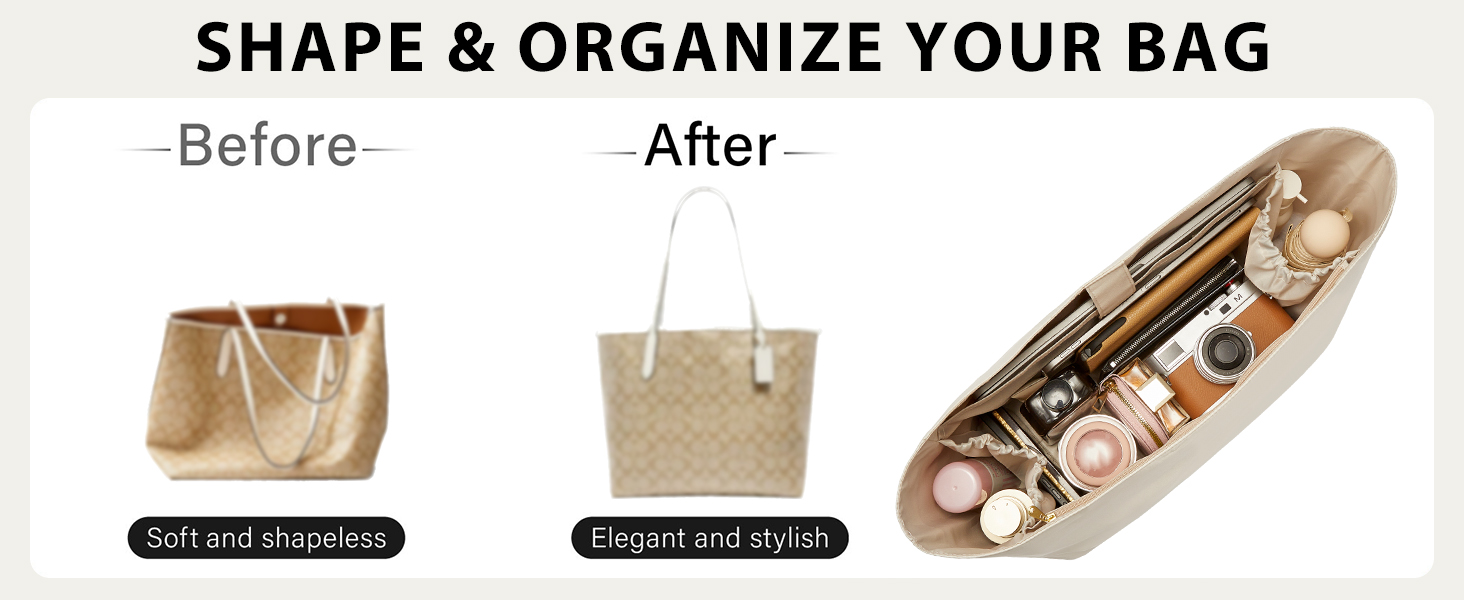 Find what you need without searching through a crowded tote.