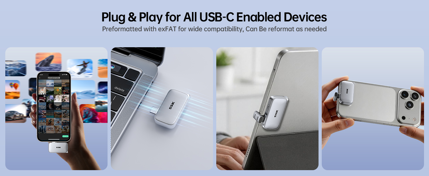 USB Drive 512GB External SSD