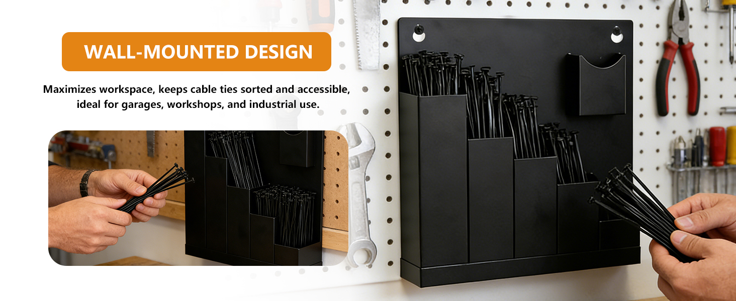 zip tie organizer