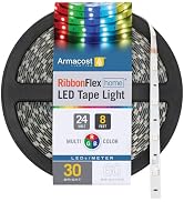 Armacost Lighting RibbonFlex Pro 24V RGB+WW LED Strip Light Tape 36 + 36 +36 LED/m, 32' (10M) 645250