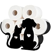 Sunflower Toilet Paper Holder Wall Mount for Standard Size Roll 4.5" | Rust-Resistant Iron; Funny...