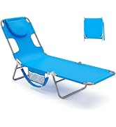 NEWBULIG Set of 2 Zero Gravity Chair with Cup Holder Trays, Black | Portable Lounge Chair, Portab...