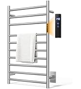 AquivaCoast Towel Warmer Rack, Heated Towel Racks for Bathroom, Wall Mounted Towel Warmer, Stainl...