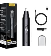 Rechargeable Ear and Nose Hair Trimmer, 4-in-1 Professional Painless Eyebrow & Facial Hair Trimme...