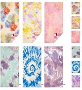 BEAQLIO Microfiber Beach Towel Oversized w/Travel Bag, 71 * 36'' Double Print 2-in-1 Quick Dry XL...