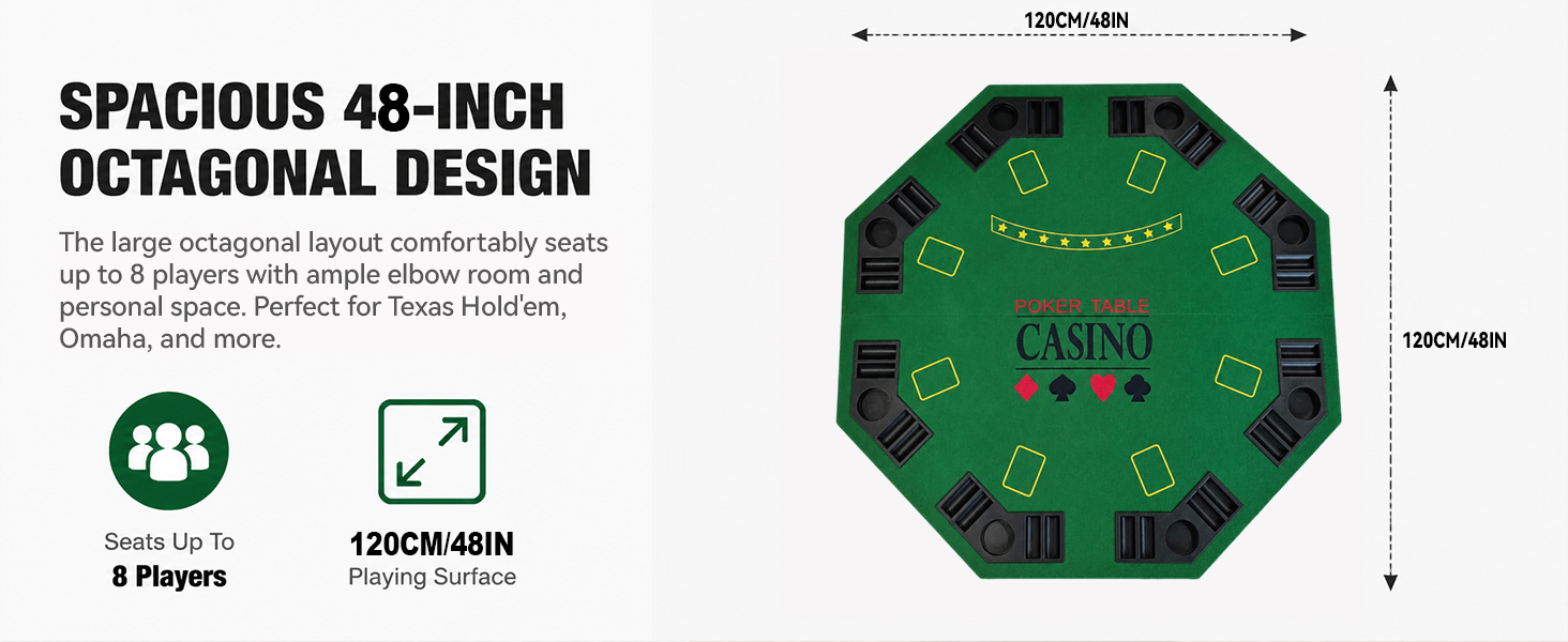 Foldable Poker Table Top
