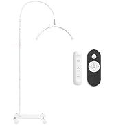 Mznoo Half Moon Light with Clamp, LED Manicure Table Lamp, Desk Lamp for Nail Desk, Eyelash Exten...