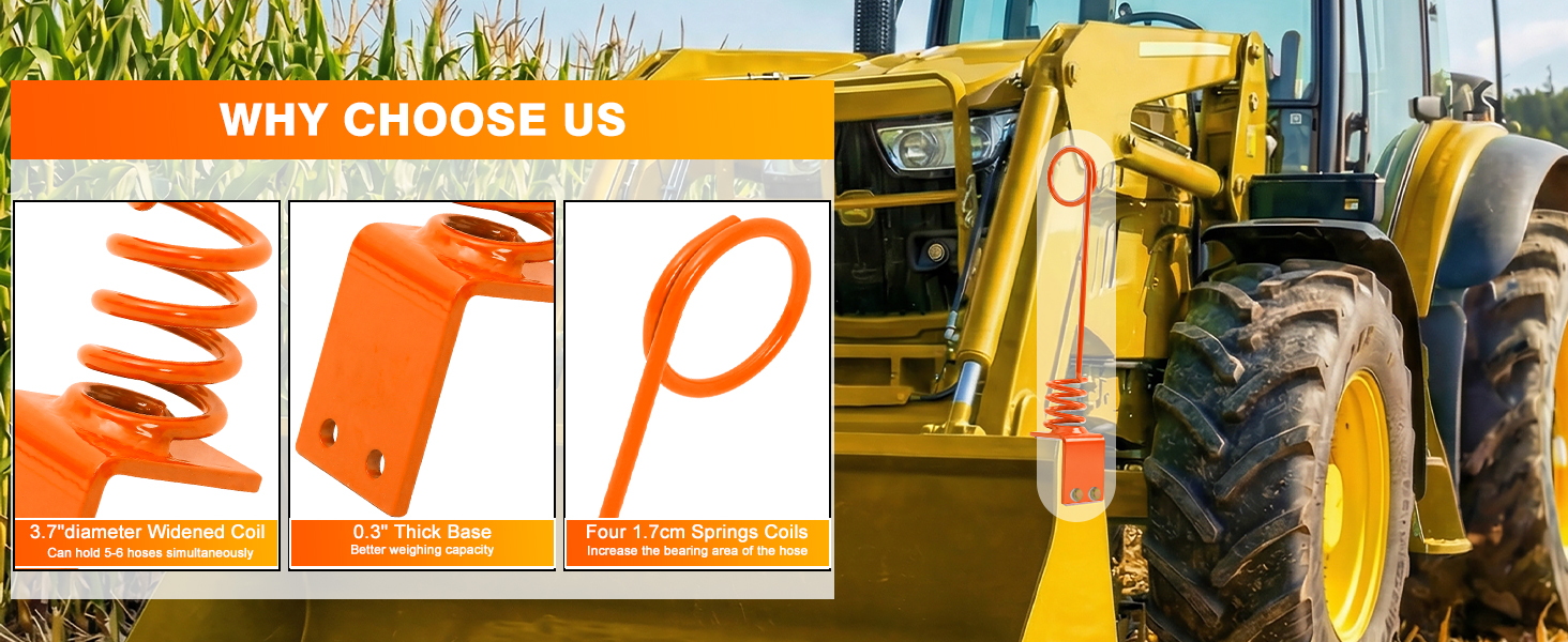 hydraulic hose holder skid steer hydraulic hose holder tractor hydraulic hose holder bolt on