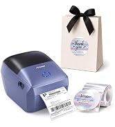 CLABEL G4 4" Label Printer with 500 4x4 Product Identification Labels | Built-In Paper Bay, Label...