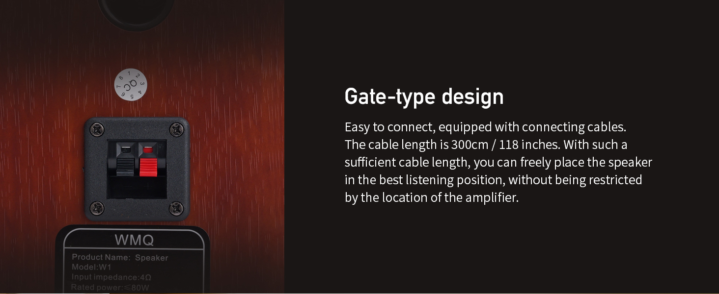 Passive bookshelf speakers