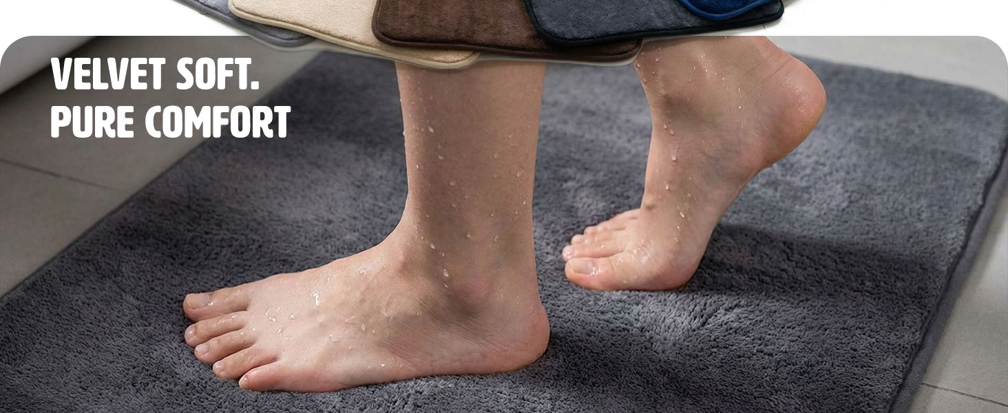 Muddy Mat - Flannel Bath Mat - A+Content