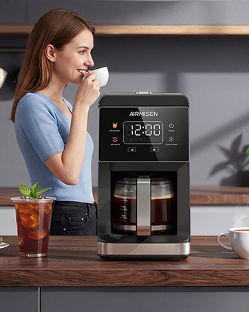 AIRMSEN Coffee Maker with Grinder