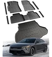 Floor Mats Compatible with Honda Civic & Civic Si 2012-2015(Only Sedan),All Weather Protection Du...
