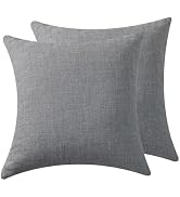 EVAsponge Decorative Indoor Throw Pillows with Inserts 18x18 Inch Set of 2 – Fall Modern & Anthro...