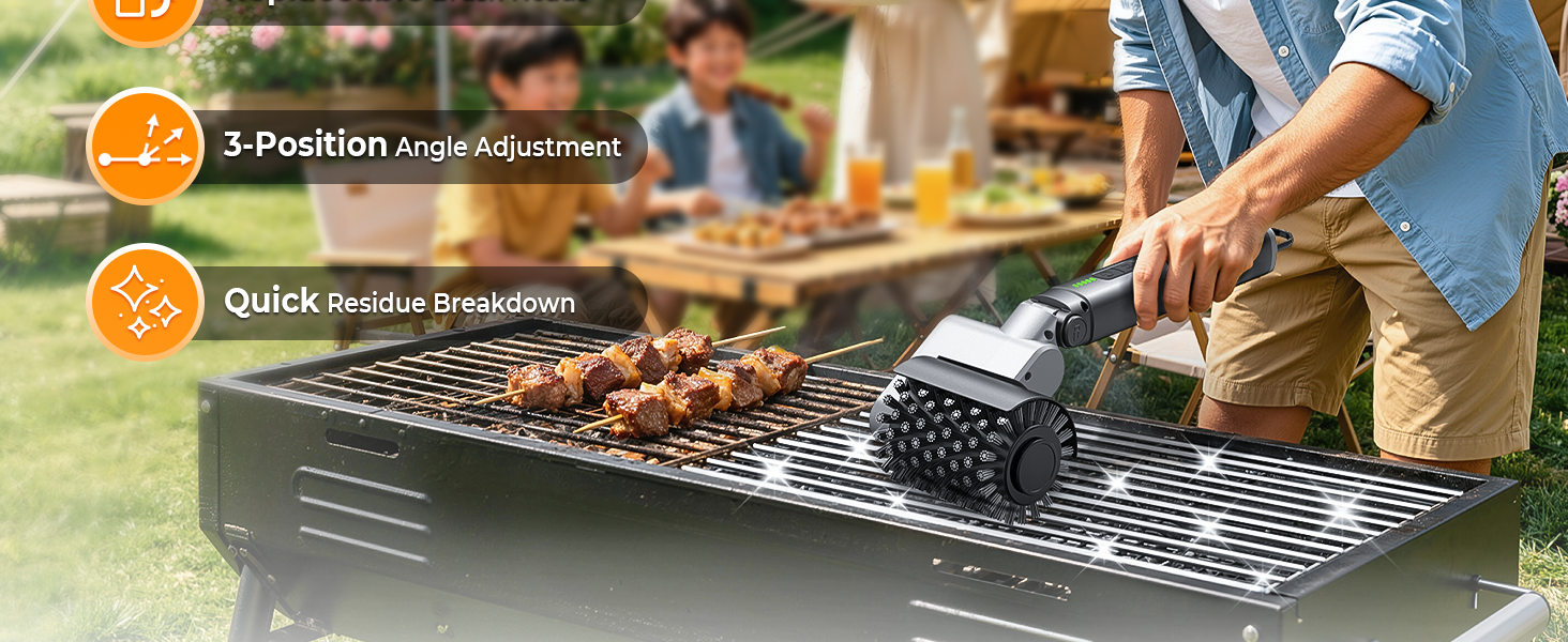 Electric Grill Brush for Outdoor Grill