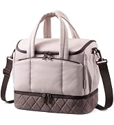 LOVEVOOK Lunch Backpack for Women, 15.6 Inch Laptop Work Bag with Lunch Box | Insulated Cooler Lu...