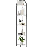 Realgulf 5-Tier Corner Shelf | 70 Inch Tall Bookshelf & Plant Stand, Heavy Duty Storage for Home ...