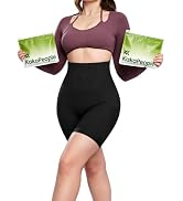 KAKAPEOPLE ZeroG Faja Shapewear Women's Tummy Control Shorts | High Waisted Thigh Slimmer with Bu...