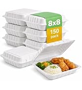 ProTakeOut Bagasse Hinged Food Containers