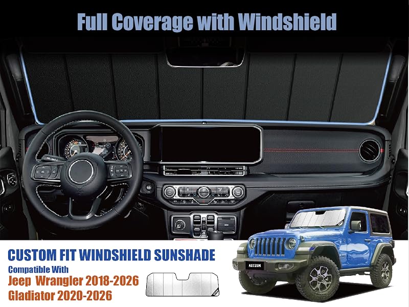 Wrangler/Gladiator windshield sunshade