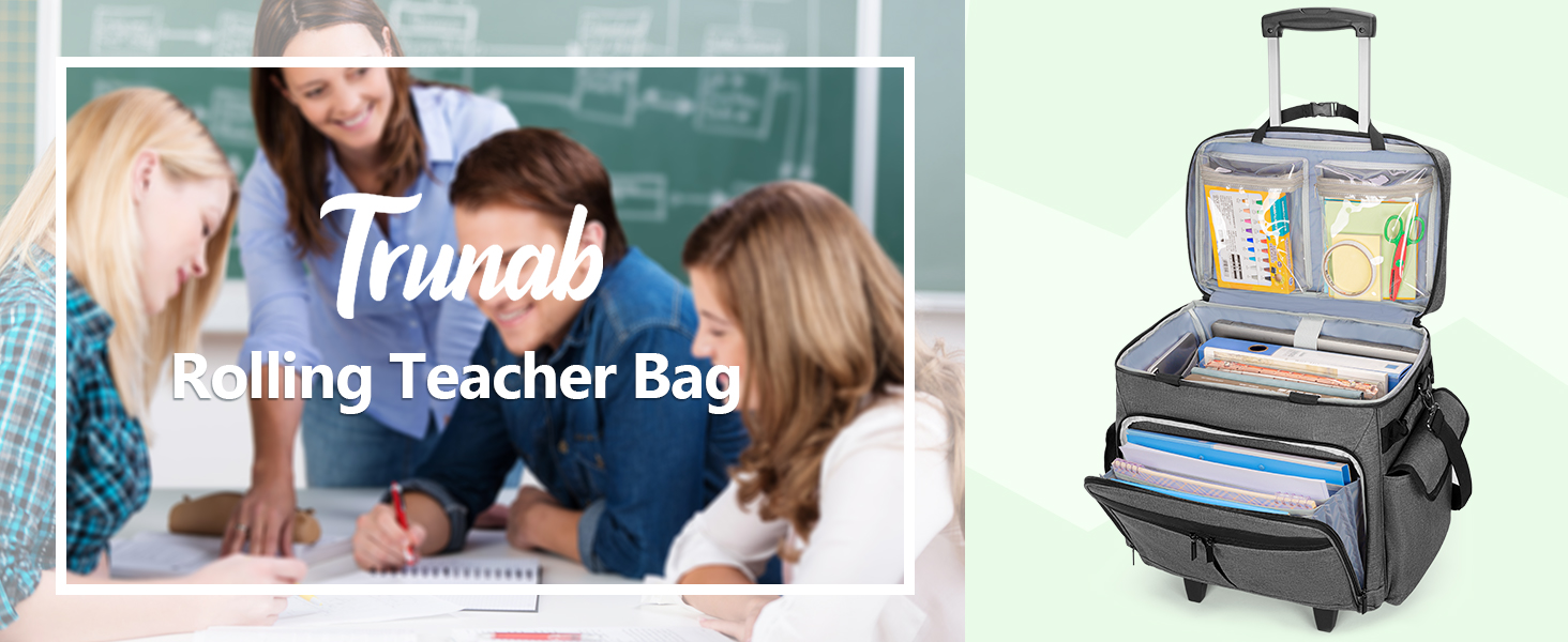 Trunab rolling teacher bag