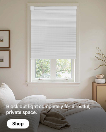 AOSKY Light Filtering No Tools No Drill Cordless Cellular Shades Linen