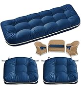 1 MIDDLE ONE Outdoor Chair Cushions Set of 2, Outdoor Cushions for Patio Furniture and Wicker Cha...