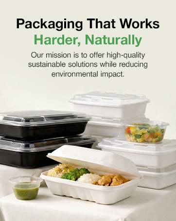 ProTakeOut, 42 oz, 20 Sets, Black Microwaveable Noodle Bowls with Lids Durable